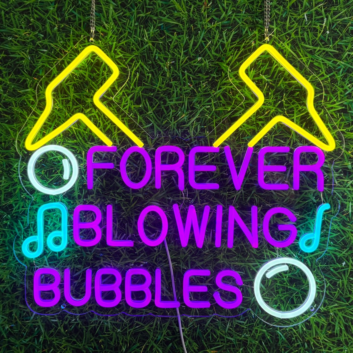 Glowline Series: "Forever Blowing Bubbles" Neon Sign