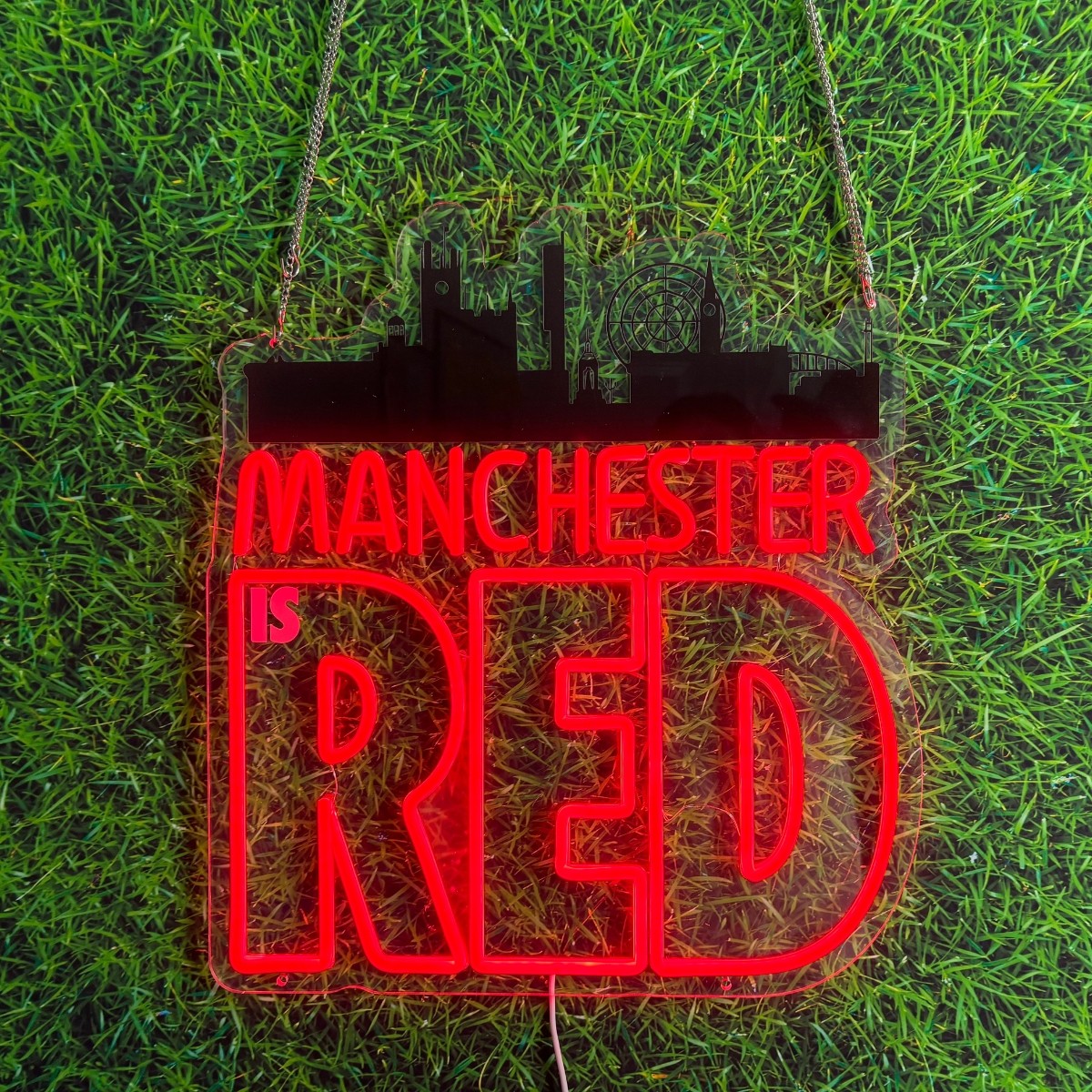 Glowline Series: "Manchester Is Red" Neon Sign