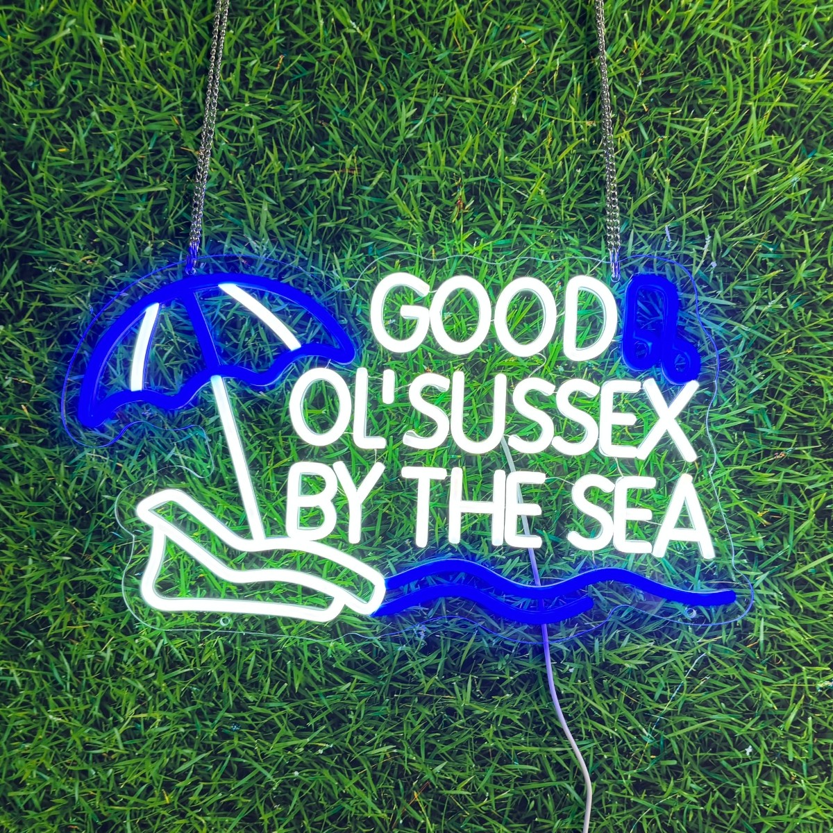 Glowline Series: "Good Ol' Sussex by the Sea" Neon Sign